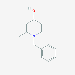 molecular formula C13H19NO B1396621 1-Benzyl-2-methylpiperidin-4-ol CAS No. 1284529-42-5