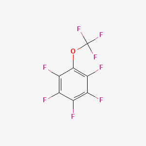 molecular formula C7F8O B1396622 1,2,3,4,5-Pentafluoro-6-(trifluoromethoxy)benzene CAS No. 6161-54-2