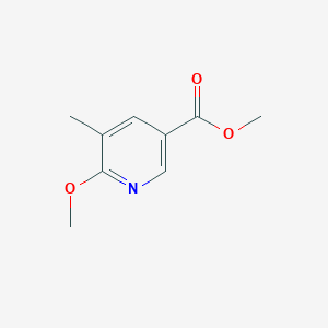 molecular formula C9H11NO3 B1396625 Methyl 6-methoxy-5-methylpyridine-3-carboxylate CAS No. 234107-97-2