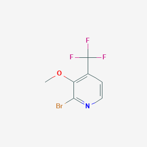 molecular formula C7H5BrF3NO B1396637 2-溴-3-甲氧基-4-(三氟甲基)吡啶 CAS No. 1227593-98-7