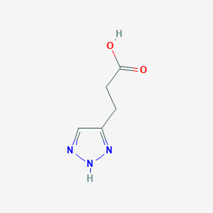 B1396639 3-(1H-1,2,3-Triazol-4-yl)propanoic acid CAS No. 1225439-19-9