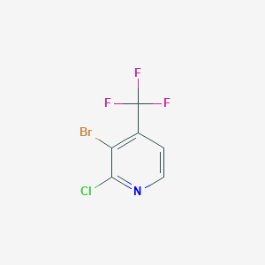 molecular formula C6H2BrClF3N B1396643 3-Bromo-2-chloro-4-(trifluoromethyl)pyridine CAS No. 1211588-39-4