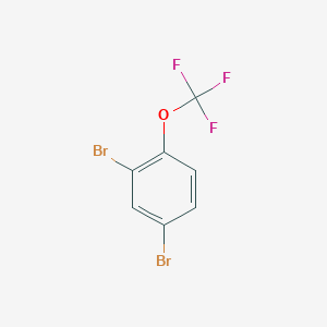 molecular formula C7H3Br2F3O B1396645 2,4-Dibromo-1-(trifluoromethoxy)benzene CAS No. 1840-97-7