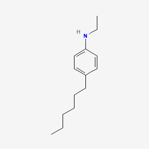 N-ethyl-4-hexylaniline