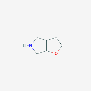 molecular formula C6H11NO B1396654 Hexahydro-2H-furo[2,3-C]pyrrole CAS No. 1214875-23-6