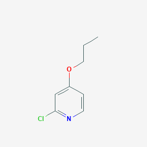 molecular formula C8H10ClNO B1396656 2-氯-4-丙氧基吡啶 CAS No. 1289217-19-1