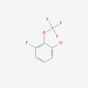 molecular formula C7H3BrF4O B1396659 1-Bromo-3-fluoro-2-(trifluoromethoxy)benzene CAS No. 1242258-31-6