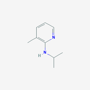 molecular formula C9H14N2 B13966600 N-isopropyl-3-methylpyridin-2-amine 