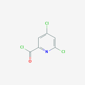 molecular formula C6H2Cl3NO B1396664 4,6-二氯吡啶-2-甲酰氯 CAS No. 98138-06-8