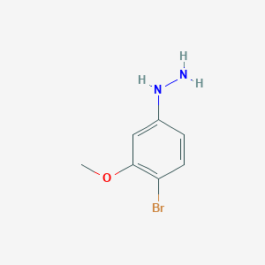 (4-Bromo-3-methoxyphenyl)hydrazine
