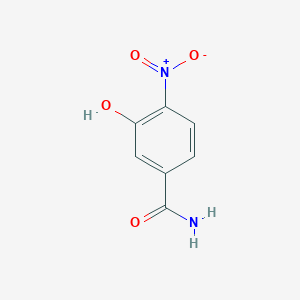 molecular formula C7H6N2O4 B1396673 3-Hydroxy-4-nitrobenzamide CAS No. 182932-64-5