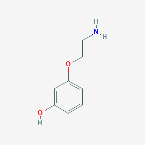 molecular formula C8H11NO2 B1396674 3-(2-氨基乙氧基)-苯酚 CAS No. 669091-98-9