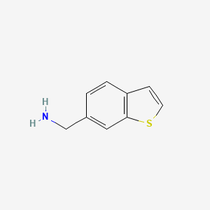 molecular formula C9H9NS B1396675 Benzo[b]thiophen-6-ylmethanamine CAS No. 19301-41-8