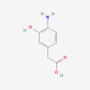 molecular formula C8H9NO3 B139668 2-(4-amino-3-hydroxyphenyl)acetic acid CAS No. 133331-79-0