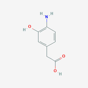 molecular formula C8H9NO3 B139668 4-氨基-3-羟基苯乙酸 CAS No. 133331-79-0
