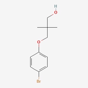 3-(4-Bromophenoxy)-2,2-dimethylpropan-1-ol