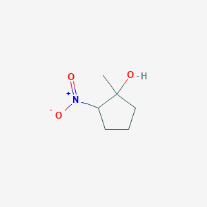 molecular formula C6H11NO3 B13966854 1-Methyl-2-nitrocyclopentanol CAS No. 342614-87-3