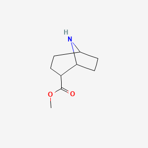 molecular formula C9H15NO2 B1396692 Methyl exo-8-azabicyclo[3.2.1]octan-2-carboxylate CAS No. 1408075-58-0