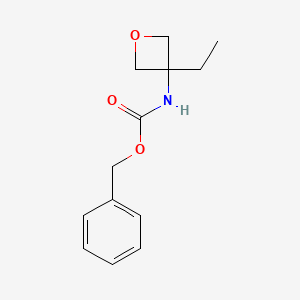 molecular formula C13H17NO3 B1396700 Benzyl N-(3-ethyloxetan-3-yl)carbamate CAS No. 1365969-56-7