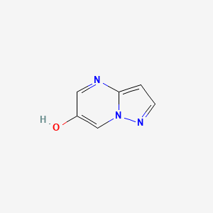 molecular formula C6H5N3O B1396701 吡唑并[1,5-a]嘧啶-6-醇 CAS No. 1580489-59-3
