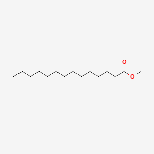 molecular formula C16H32O2 B13967021 Methyl 2-methyltetradecanoate CAS No. 55554-09-1