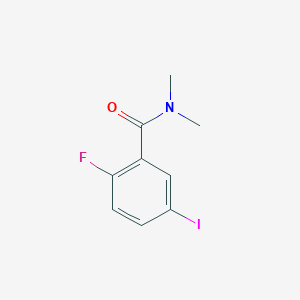 molecular formula C9H9FINO B1396707 2-氟-5-碘-N,N-二甲基苯甲酰胺 CAS No. 866683-82-1