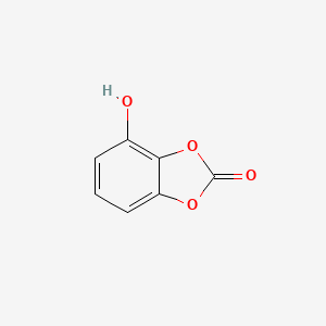 molecular formula C7H4O4 B13967105 4-Hydroxy-1,3-benzodioxol-2-one CAS No. 6249-25-8