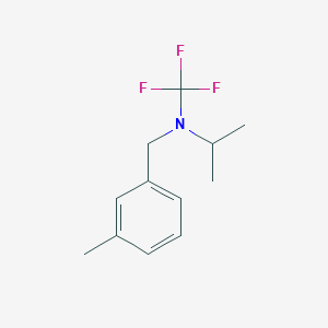 molecular formula C12H16F3N B13967109 N-(3-methylbenzyl)-N-(trifluoromethyl)propan-2-amine 
