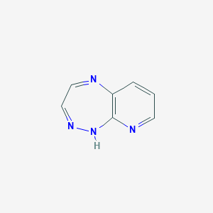 molecular formula C7H6N4 B13967112 1H-Pyrido[2,3-c][1,2,5]triazepine CAS No. 251363-56-1