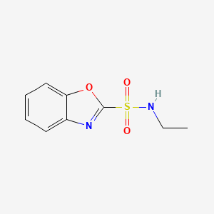 molecular formula C9H10N2O3S B13967117 N-ethylbenzo[d]oxazole-2-sulfonamide 