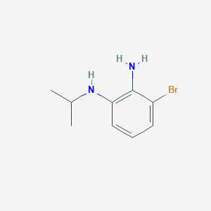 molecular formula C9H13BrN2 B1396716 3-Bromo-N1-isopropylbenzene-1,2-diamine CAS No. 1239719-65-3