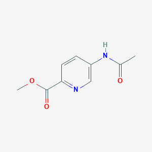 molecular formula C9H10N2O3 B13967242 Methyl 5-acetamidopyridine-2-carboxylate CAS No. 33919-50-5