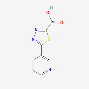 5-(Pyridin-3-yl)-1,3,4-thiadiazole-2-carboxylic acid