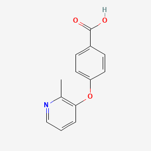 molecular formula C13H11NO3 B1396738 4-(2-Methylpyridin-3-yl)oxybenzoic acid CAS No. 860344-07-6