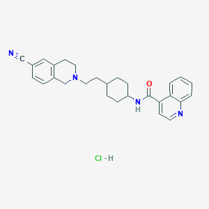 molecular formula C28H31ClN4O B139674 SB-277011 hydrochloride 