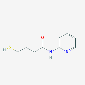 molecular formula C9H12N2OS B13967416 N-(Pyridin-2-yl)-4-sulfanylbutanamide CAS No. 93289-57-7