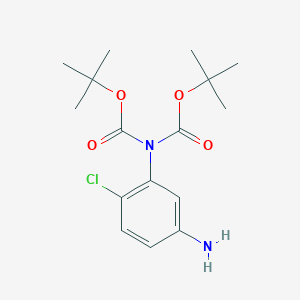 3-N,N-DiBoc 4-chloro-benzene-1,3-diamine