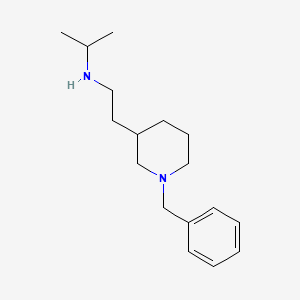 molecular formula C17H28N2 B13967481 N-(2-(1-benzylpiperidin-3-yl)ethyl)propan-2-amine 