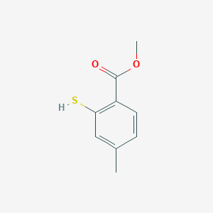 molecular formula C9H10O2S B13967489 Methyl 2-mercapto-4-methylbenzoate 