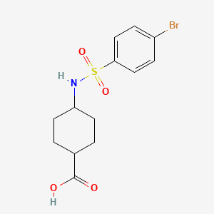 trans 4-(4-Bromobenzenesulfonylamino)-cyclohexanecarboxylic acid