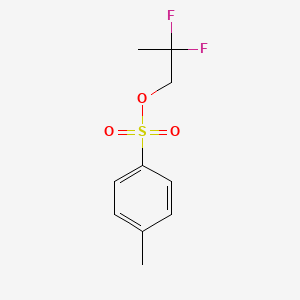 molecular formula C10H12F2O3S B1396752 2,2-Difluoropropyl p-toluenesulfonate CAS No. 1262400-01-0
