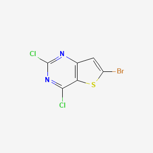 molecular formula C6HBrCl2N2S B1396755 6-Bromo-2,4-dichlorothieno[3,2-d]pyrimidine CAS No. 1311275-35-0