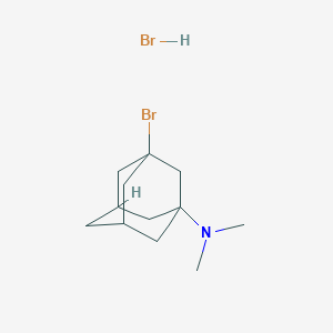 molecular formula C12H21Br2N B1396764 3-bromo-N,N-dimethyladamantan-1-amine;hydrobromide CAS No. 944-10-5