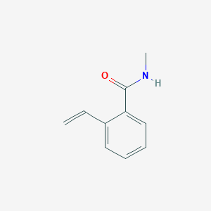 molecular formula C10H11NO B13967733 2-ethenyl-N-methylbenzamide CAS No. 27326-47-2