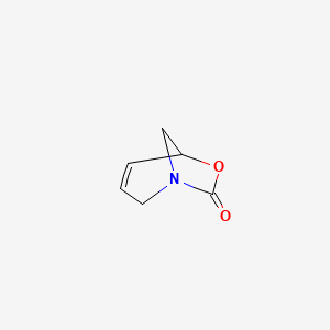 molecular formula C6H7NO2 B13968053 6-Oxa-1-azabicyclo[3.2.1]oct-3-EN-7-one CAS No. 396730-54-4