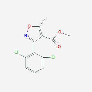 molecular formula C12H9Cl2NO3 B139681 Methyl 3-(2,6-dichlorophenyl)-5-methylisoxazole-4-carboxylate CAS No. 4402-83-9