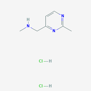 N-Methyl-1-(2-methylpyrimidin-4-yl)methanaminedihydrochloride