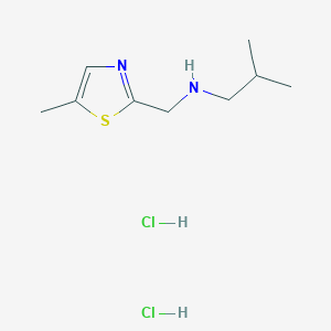 2-Methyl-N-[(5-methyl-1,3-thiazol-2-yl)methyl]-propan-1-amine dihydrochloride