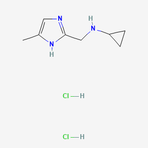 N-[(4-Methyl-1H-imidazol-2-yl)methyl]-cyclopropanamine dihydrochloride
