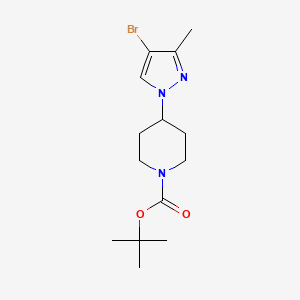 Tert-butyl 4-(4-bromo-3-methyl-pyrazol-1-yl)piperidine-1-carboxylate